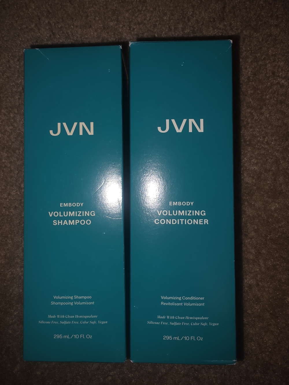 JVN Embody Volumizing Shampoo & Conditioner - Teal Blue